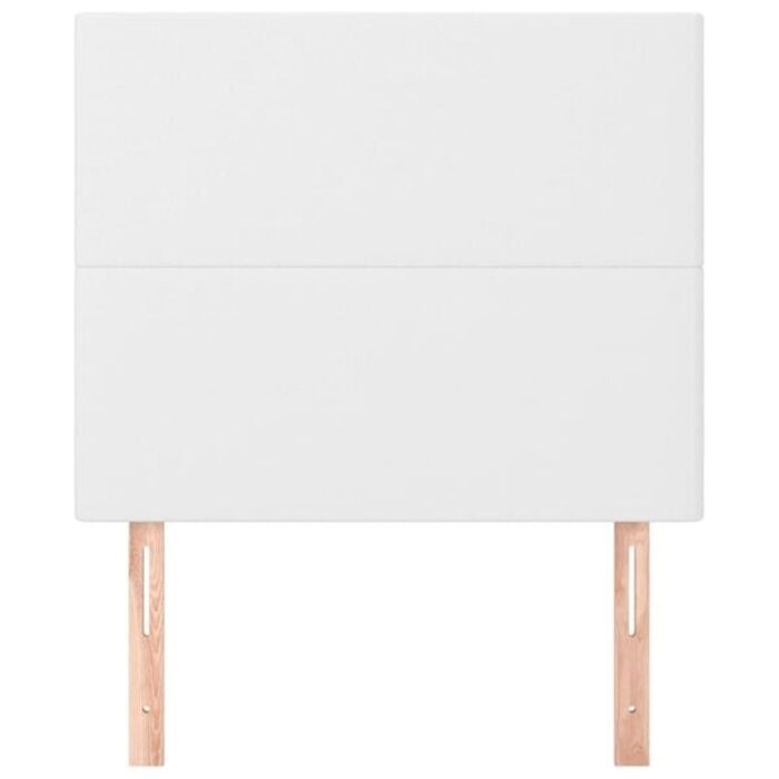 Vidaxl 2er-Set Bett-Kopfteile Kunstleder Weiß, 90x78/88cm - bis zu 25% Rabatt