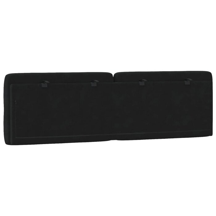 Vidaxl Luxus Kopfteilkissen 160 cm, Samt schwarz - bis zu 50% Rabatt