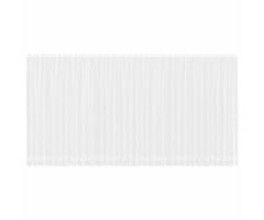 Vidaxl Gardinenschals mit Blumenmuster 900x280 cm Weiß - bis zu 42% Rabatt