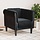 Eleganter Samt-Sessel Schwarz, 80x77x74 cm - bis zu 35% Rabatt