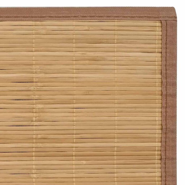 Vidaxl Bambusteppich 160x230 cm Braun - Natürlicher Wohnkomfort bis zu 34% günstiger