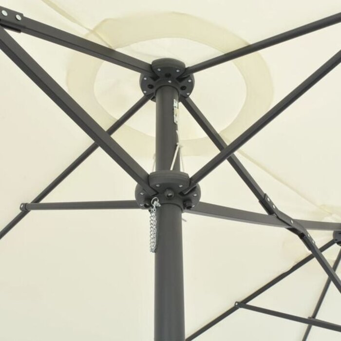 Vidaxl Ampelschirm 460x270 cm sandfarben - Exklusiver Sonnenschutz bis zu 35% reduziert