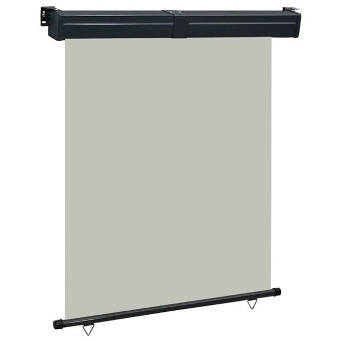 Vidaxl Balkonmarkise 145x250 cm Grau - Sichtschutz für Terrasse - bis zu 29% Rabatt