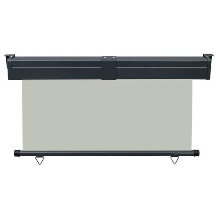 Vidaxl Balkonmarkise 145x250 cm Grau - Sichtschutz für Terrasse - bis zu 29% Rabatt