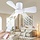 Deckenventilator mit LED & Fernbedienung - Weiß/Grau - bis zu 33% Rabatt