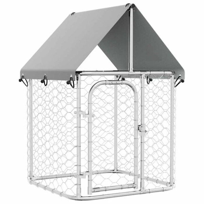 Vidaxl Robuster Hundezwinger mit Dach 100x100x150cm - bis zu 34% Rabatt