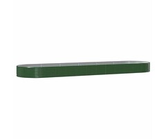 Vidaxl Großes Hochbeet 523x140x36 cm aus verzinktem Stahl, Grün - 51% Rabatt