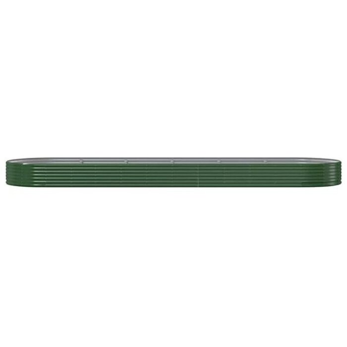 Vidaxl Großes Hochbeet 523x140x36 cm Stahl Grün - Bis zu 29% Rabatt