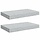 Wandregal 2er Set Betongrau 40x23cm - Schwebend & Elegant - Bis zu 28% sparen