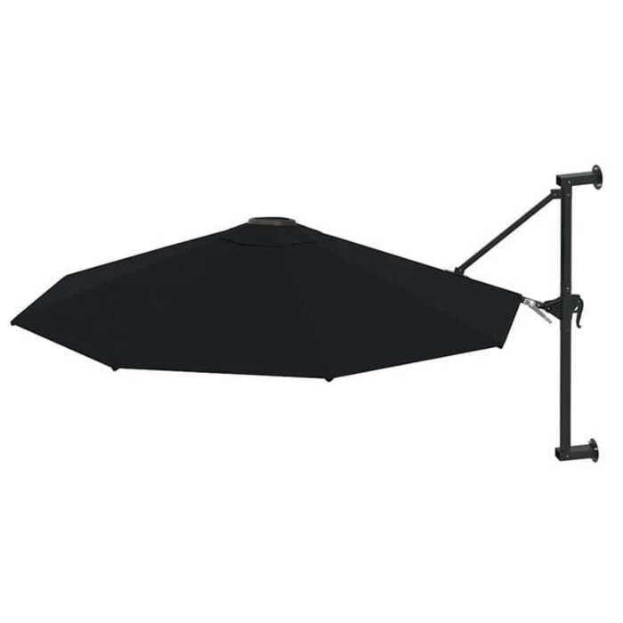 Vidaxl Wandschirm 300 cm Schwarz - Platzsparend & UV-Schutz - bis zu 34% Rabatt