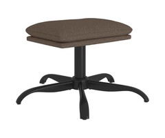 Vidaxl Eleganter Fußhocker 60x60 cm in Taupe - 50% Rabatt