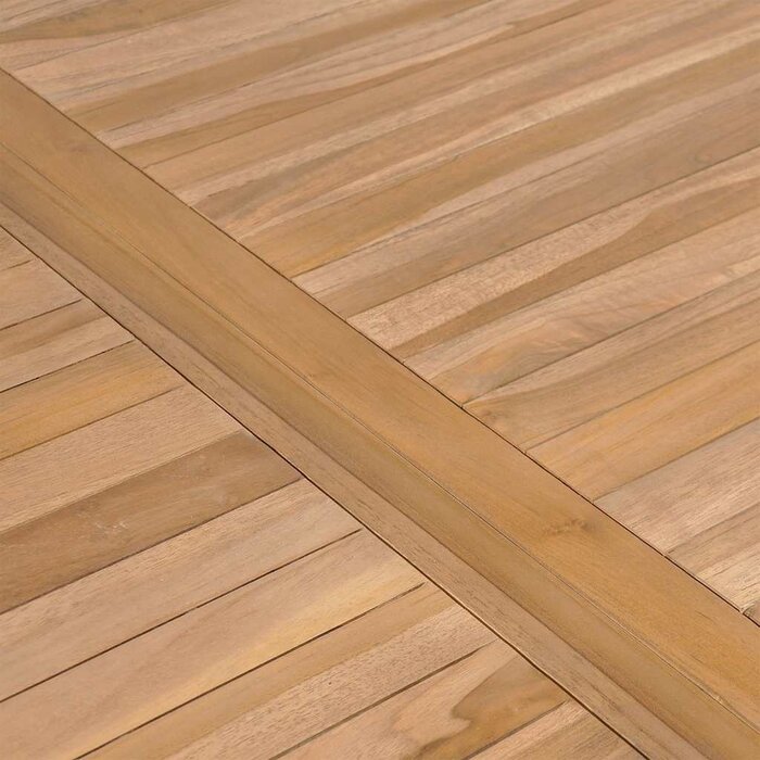 Vidaxl Massiver Gartentisch aus Teakholz (150x90cm) - Outlet bis zu 35% reduziert