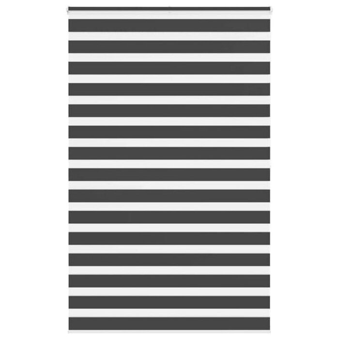Vidaxl Doppelrollo 140x200 cm Schwarz - Flexibel montierbar - bis zu 32% günstiger