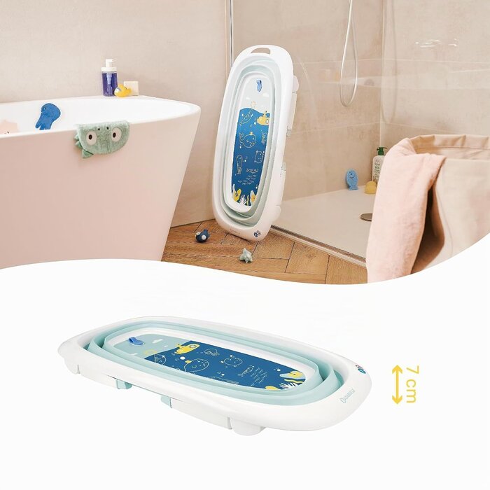 Zusammenklappbare Babybadewanne 35 L - Platzsparend - bis zu 32% sparen