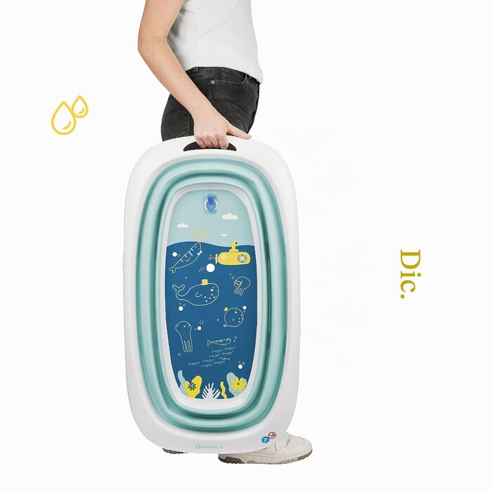Zusammenklappbare Babybadewanne 35 L - Platzsparend - bis zu 32% sparen