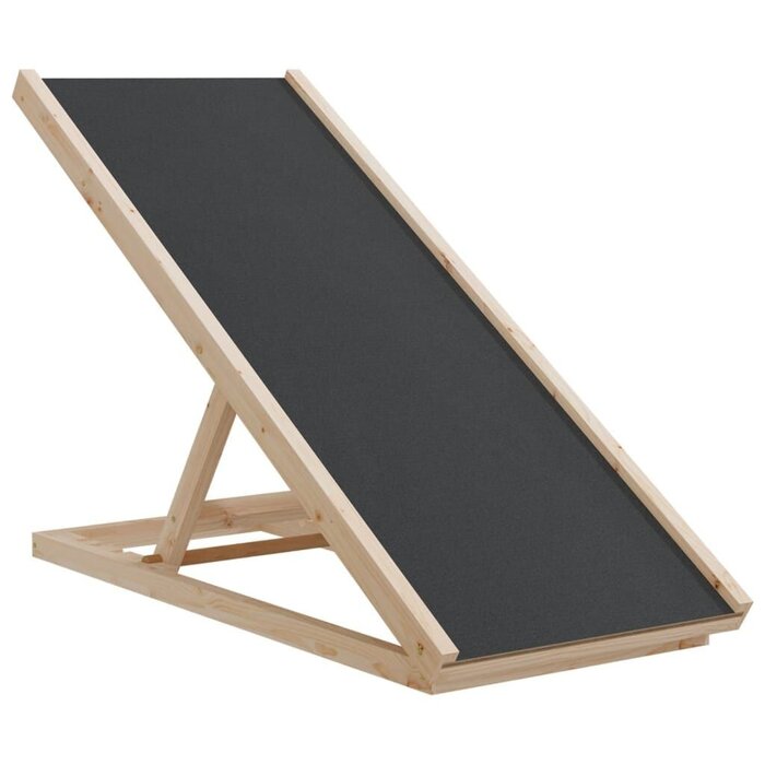 Vidaxl Hunderampe aus Kiefernholz 100x40 cm - Klappbar & Höhenverstellbar - bis zu 33%