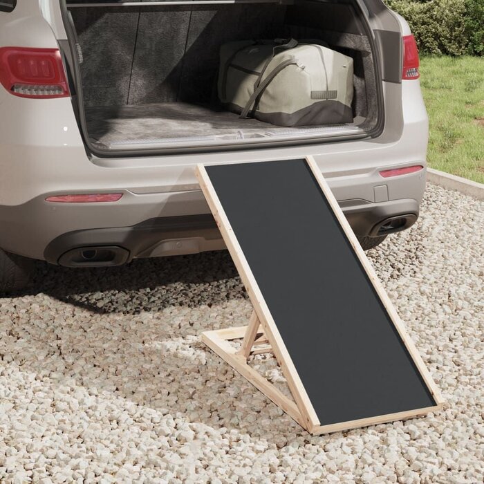 Vidaxl Hunderampe aus Kiefernholz 100x40 cm - Klappbar & Höhenverstellbar - bis zu 33%