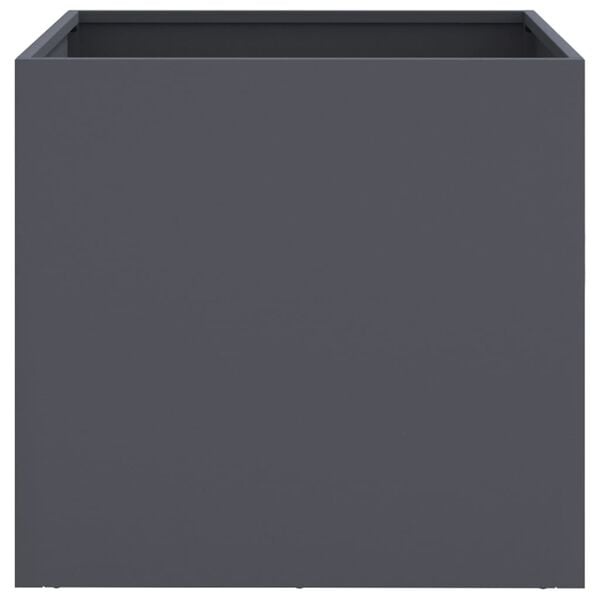 Vidaxl 2er Set Pflanzkübel 42x40x39 cm Stahl Anthrazit - bis zu 34% sparen
