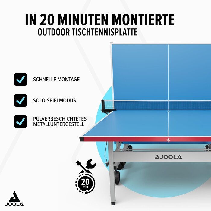 Outdoor-Tischtennistisch, wetterfest, klappbar - bis zu 35% Rabatt