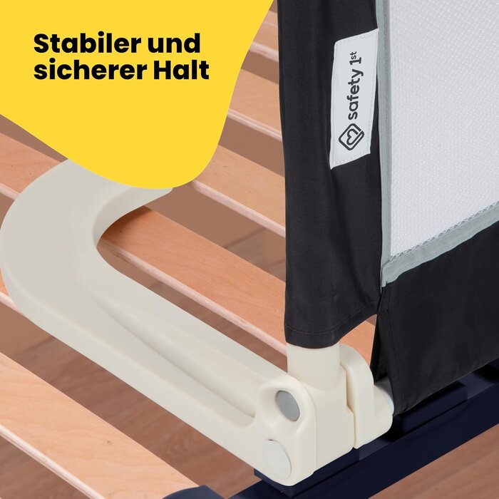 Amazon Tragbares Kinderbettgitter 106 cm, dunkelgrau - bis zu 31% Rabatt