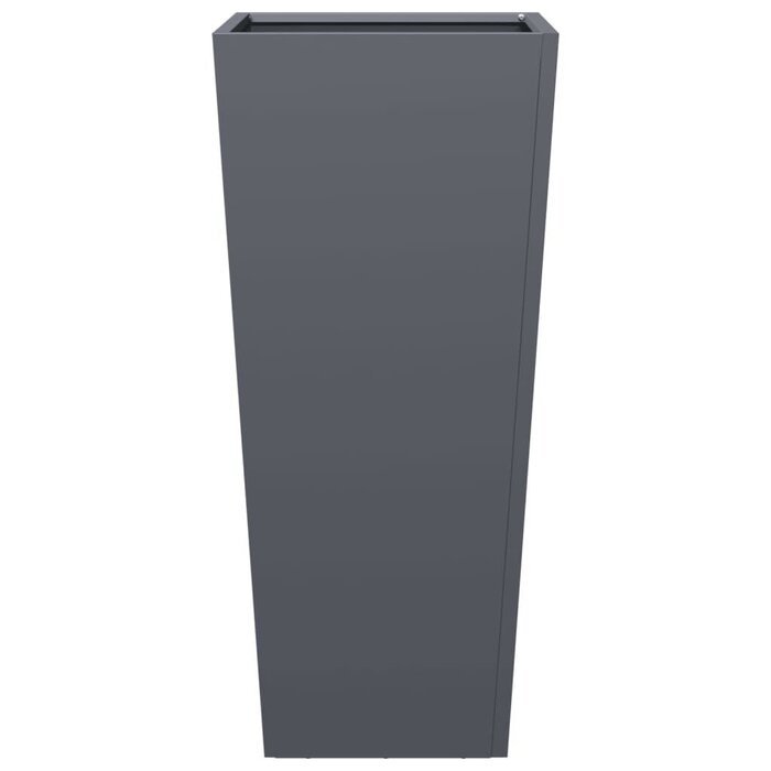 Vidaxl 2er Set Pflanzkübel 35x35x75 cm Anthrazit Stahl - bis zu 34% günstiger