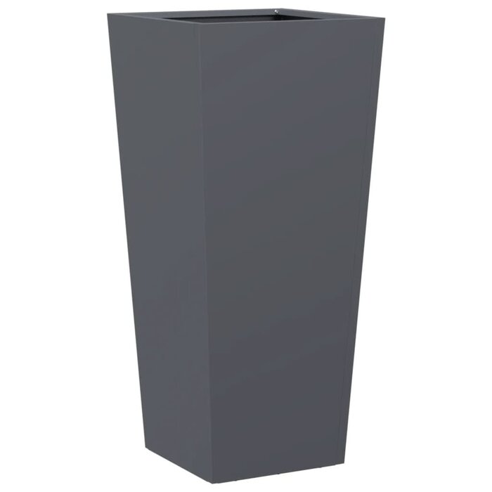 Vidaxl 2er Set Pflanzkübel 35x35x75 cm Anthrazit Stahl - bis zu 34% günstiger