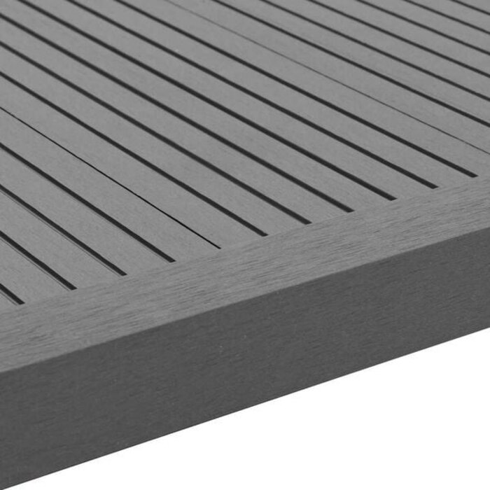 Vidaxl WPC Terrassen-Abschlussprofile Grau 170 cm - 5 Stück, bis zu 34% Rabatt