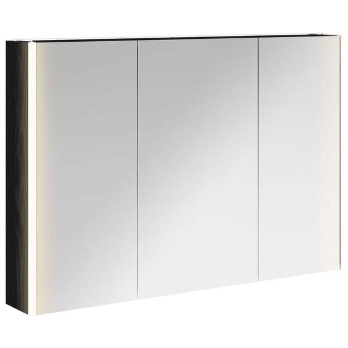 Vidaxl Spiegelschrank Schwarz Eiche 103,5cm - bis zu 35% Rabatt