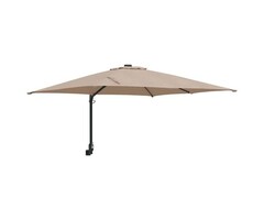 Vidaxl Wandparasol Taupe 248,5x247,5cm - 58% Rabatt
