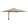 Moderner Wandparasol Taupe - platzsparend & neigbar - bis zu 34% sparen