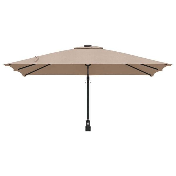 Vidaxl Moderner Wandparasol Taupe - platzsparend & neigbar - bis zu 34% sparen