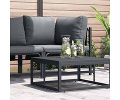 Vidaxl Garten-Loungemodul aus Stahl, Anthrazit - 56% Rabatt