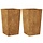 2er Set Pflanzkübel aus wetterfestem Stahl - 45x45x75 cm - bis zu 34% sparen