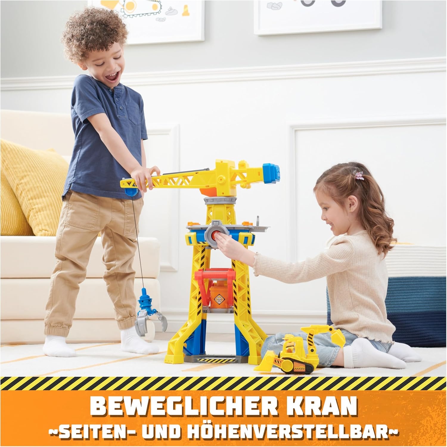 Interaktives Kranturm-Spielset mit Sand - jetzt bis zu 34% günstiger!