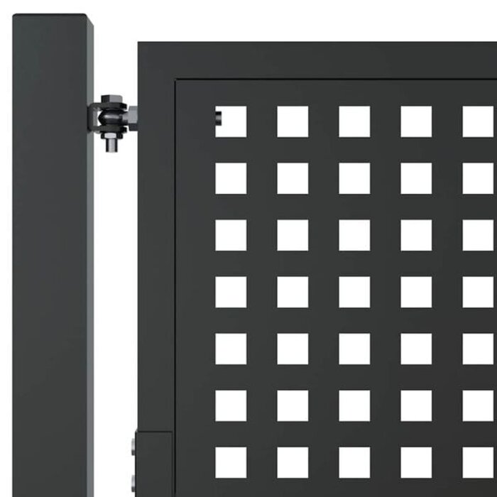 Vidaxl Robustes Gartentor 105x175 cm Anthrazit - bis zu 35% Rabatt