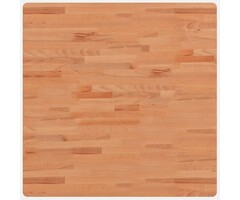 Vidaxl Tischplatte aus massivem Buchenholz 80x80cm - 55% Rabatt