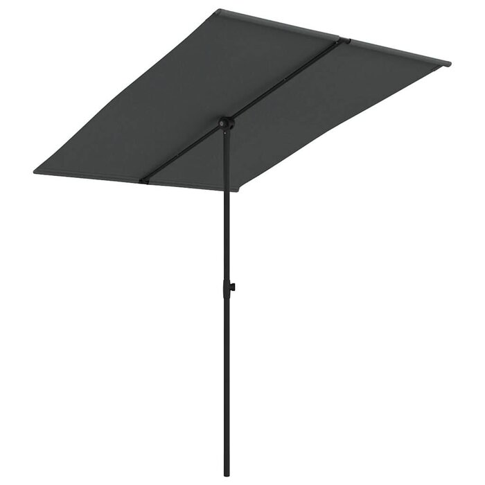 Vidaxl Sonnenschirm mit Aluminiummast 200x150cm Anthrazit - Sparen Sie bis zu 38%