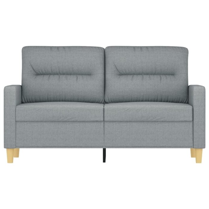 Vidaxl Modernes 2-Sitzer Sofa 120 cm, Lichtgrau - jetzt bis zu 38% sparen