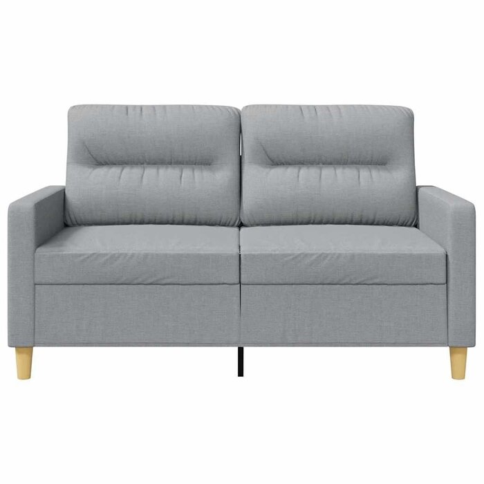 Vidaxl Modernes 2-Sitzer Sofa 120 cm, Lichtgrau - jetzt bis zu 38% sparen