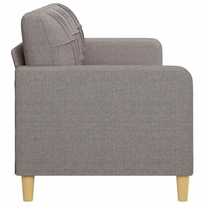 Vidaxl 3-Sitzer Sofa 180 cm in Taupe - Gemütliches Design - bis zu 35% Rabatt