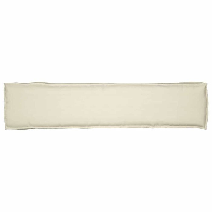 Vidaxl Palettenkissen Oxford Cremefarben 180x40x8 cm - Sparen Sie bis zu 33% im Outlet