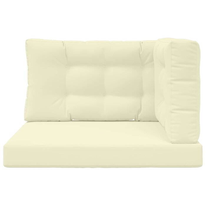 Vidaxl Außen-Sitzkissen Set, 80 x 80 cm, Crème - bis zu 33% reduziert