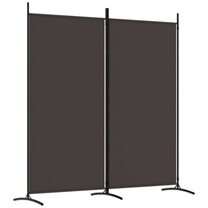 Vidaxl Raumteiler 175x180 cm - Klappbarer Sichtschutz in Braun - bis zu 32% reduziert