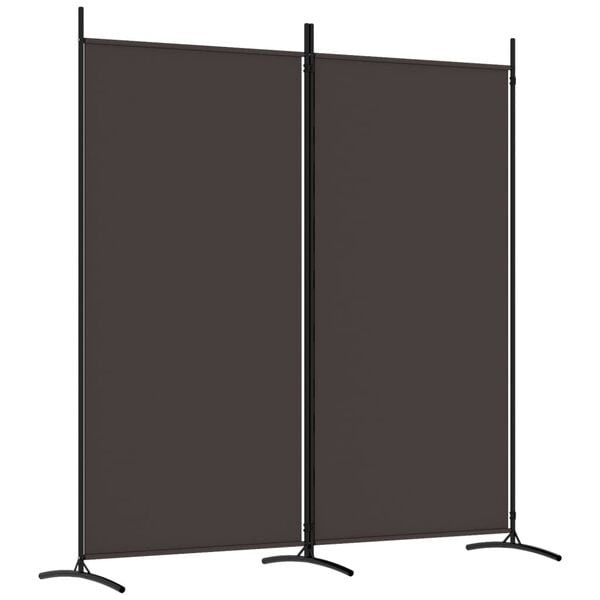 Vidaxl Raumteiler 175x180 cm - Klappbarer Sichtschutz in Braun - bis zu 32% reduziert