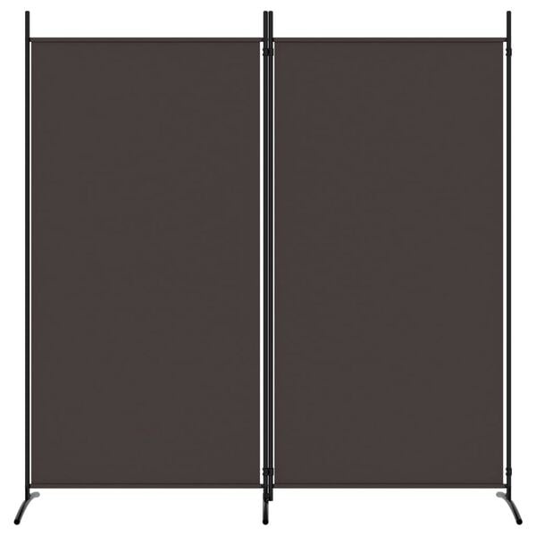 Vidaxl Raumteiler 175x180 cm - Klappbarer Sichtschutz in Braun - bis zu 32% reduziert