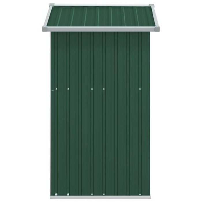 Vidaxl Geräteschuppen aus Stahl 126x97,5x177 cm - Grün - bis zu 35% Rabatt