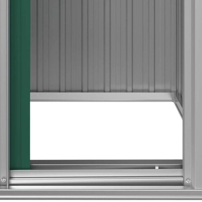 Vidaxl Geräteschuppen aus Stahl 126x97,5x177 cm - Grün - bis zu 35% Rabatt