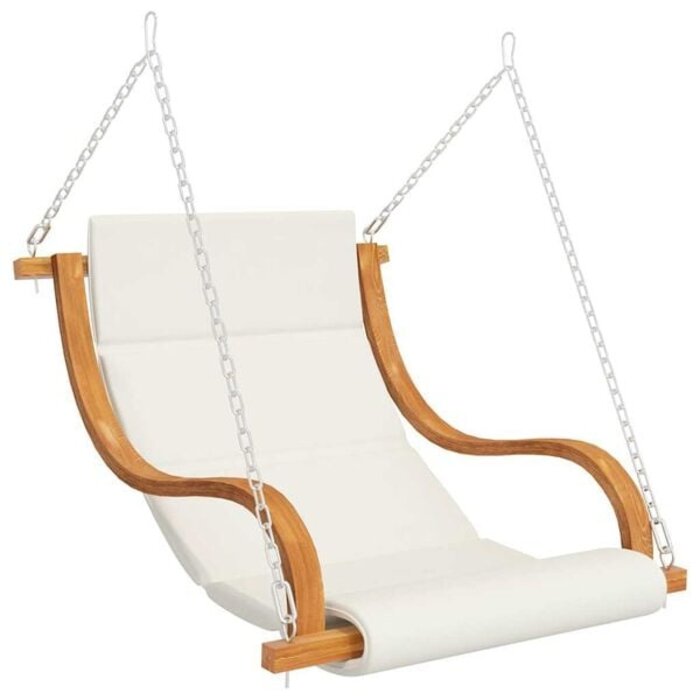 Vidaxl Ergonomischer Schaukelstuhl-Sitz in Teak-Optik - bis zu 35% sparen