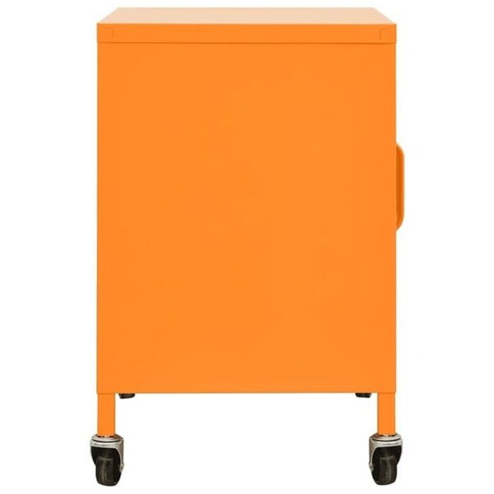 Vidaxl Stahlschrank auf Rollen, 60x35x56 cm, Orange - bis zu 35% Rabatt