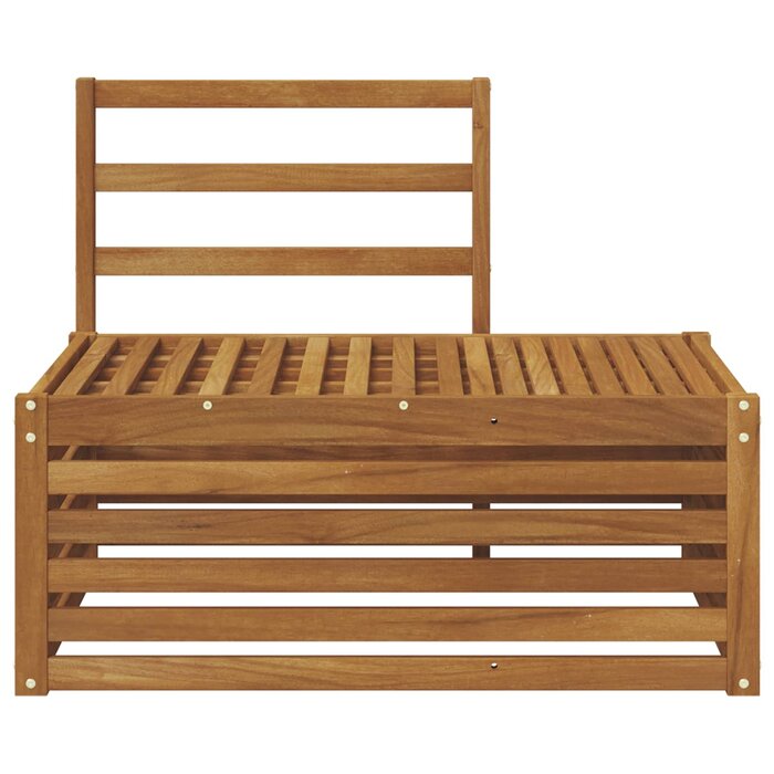 Vidaxl Garten-Endsofa aus Akazienholz - Natur - Bis zu 34% Rabatt